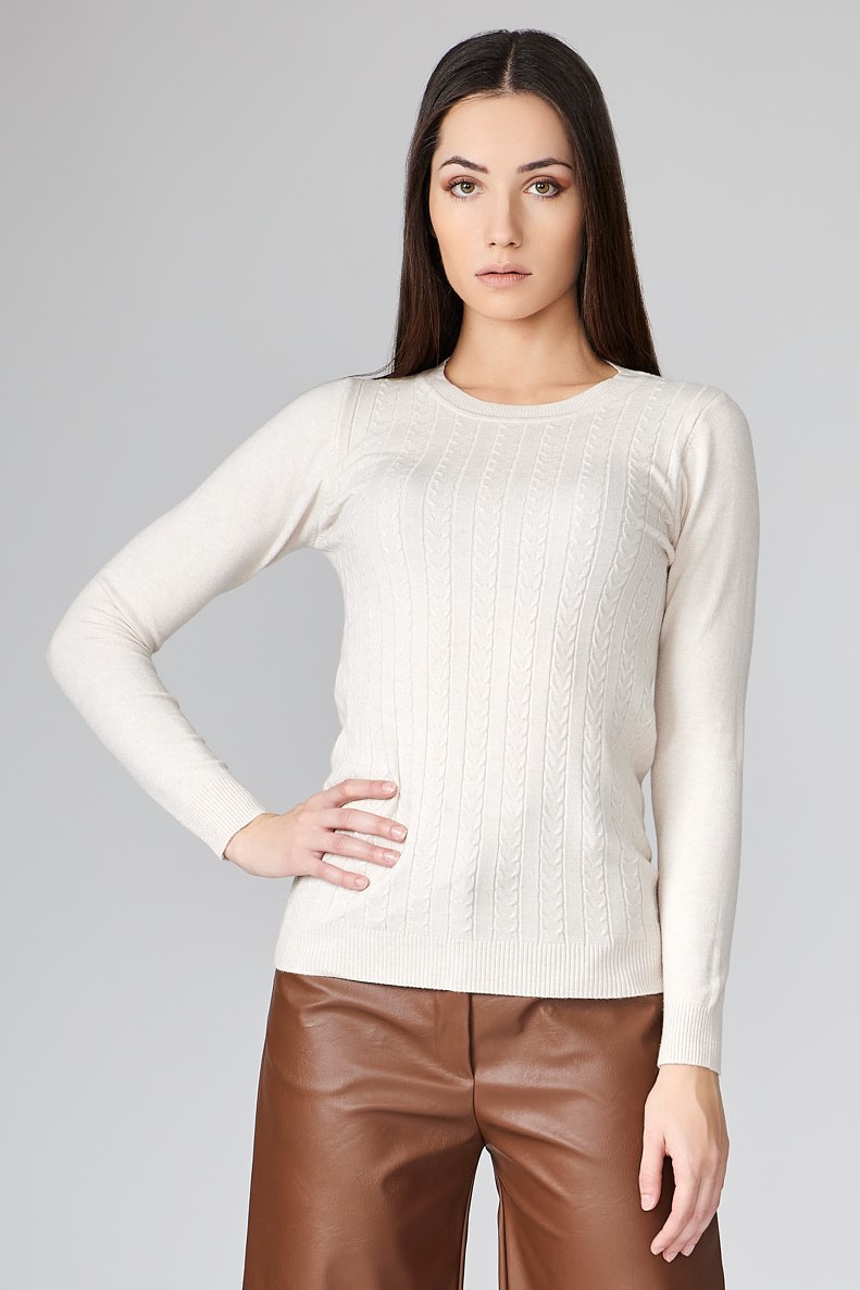 Μπλούζα Πλεκτή Λαιμόκοψη