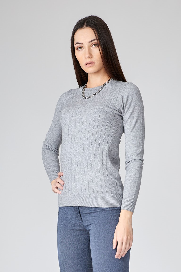 Μπλούζα Πλεκτή Λαιμόκοψη