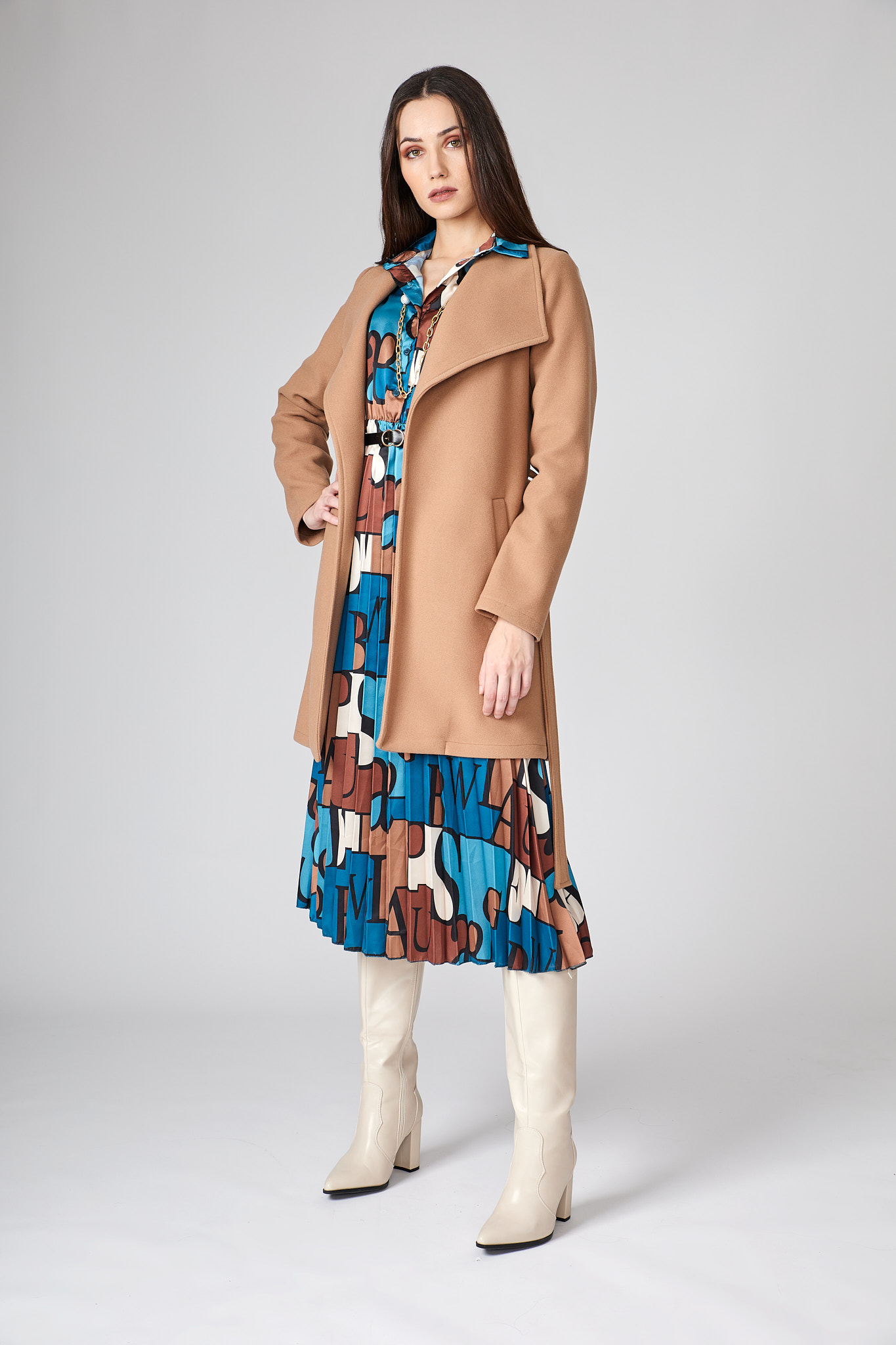 Παλτό Με Ζώνη